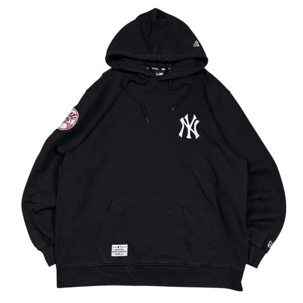뉴에라 블랙컬러 양키스 후드티