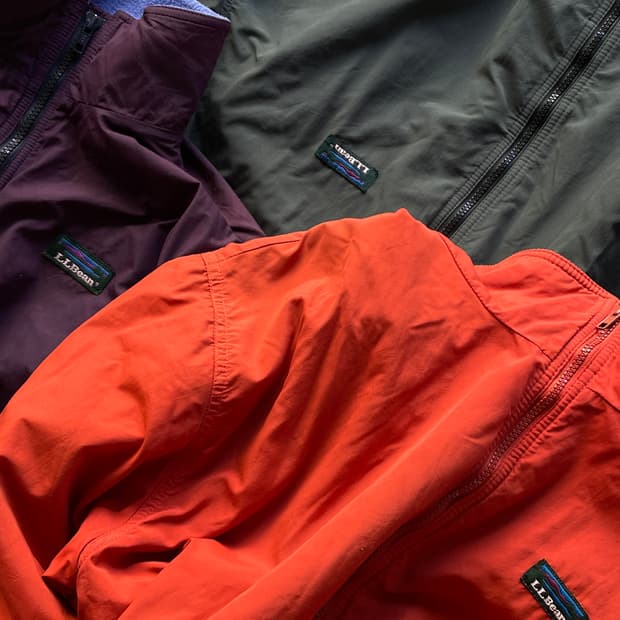 80-90s L.L. bean Warm-up Jacket Plum