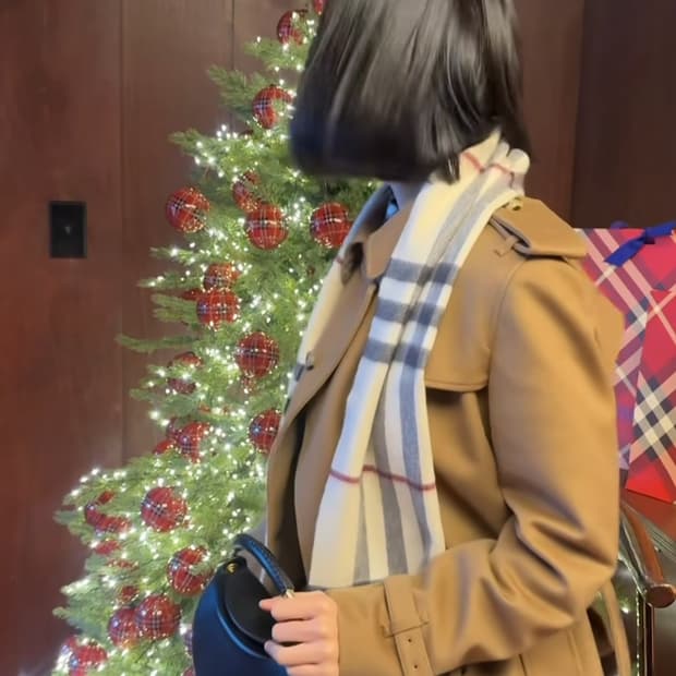 버버리 클래식 체크 머플러(정품)