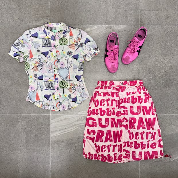 Paul Smith kitsch color graphic half bl