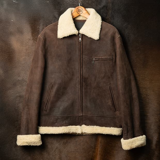 [105] 90s 마리떼 프랑소와 저버 양가죽 양털 무스탕 