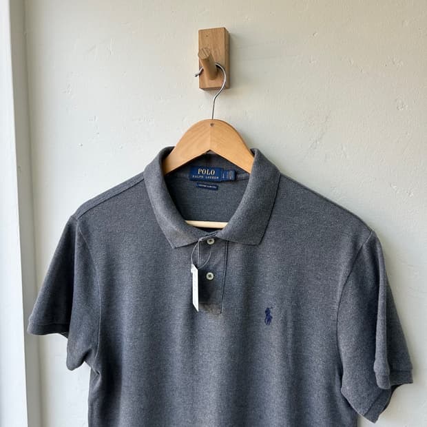 16550 - 폴로 랄프로렌 차콜 반팔 카라티