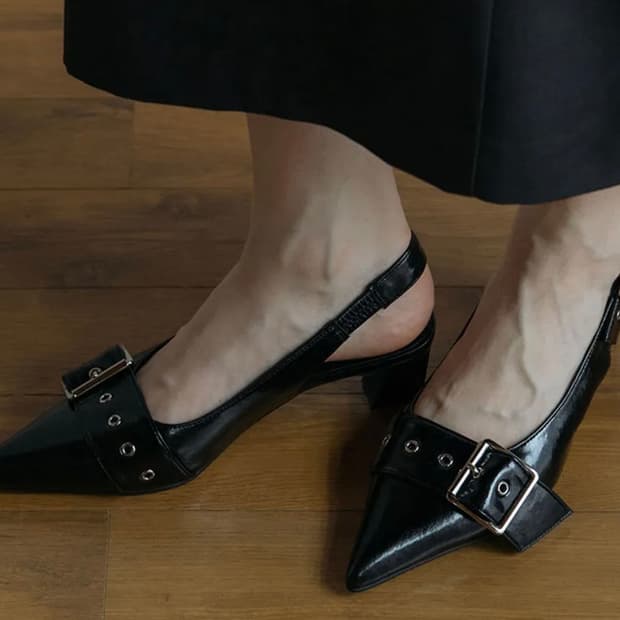 Eiffel classic 슬링백 힐