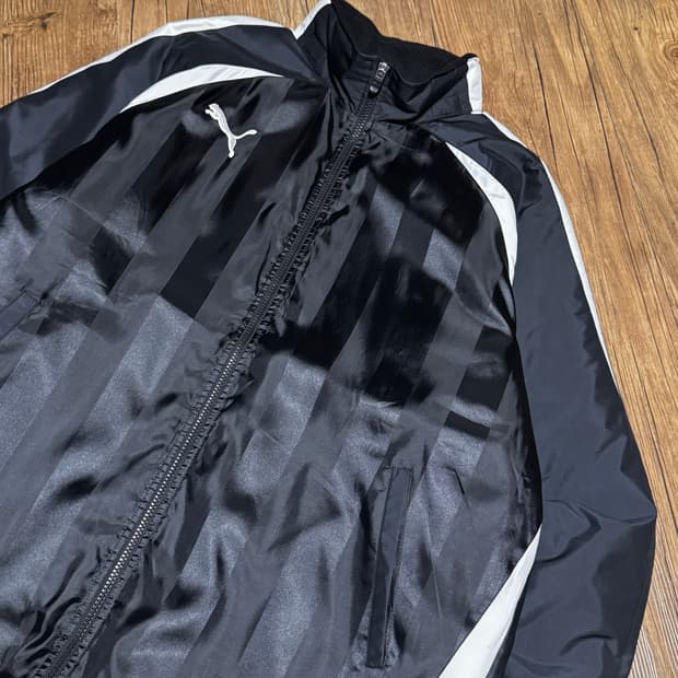 푸마 00s 무광 유광 스트라이프 윈드브레이커 자켓