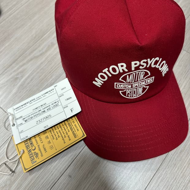 [os] 프리휠러스 모터사이클론 볼캡 레드