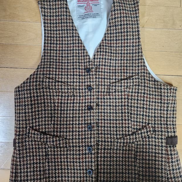 빔즈플러스 트위드 베스트 L사이즈(새제품)