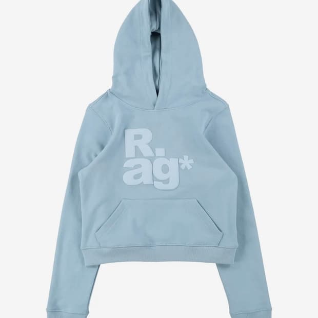 TCM rag hoodie (sky blue)