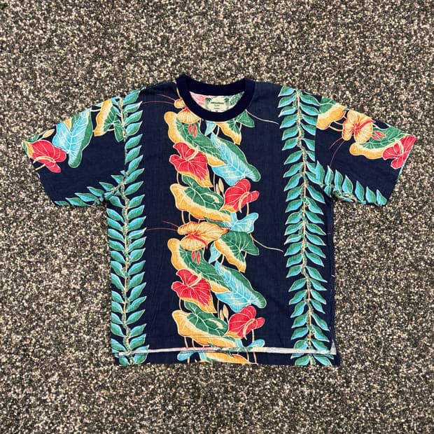 80s 카메하메하 알로하 티셔츠 made in Hawaii (M)