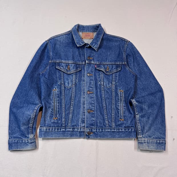 M) 리바이스 90s USA 데님 청자켓 트러커 자켓