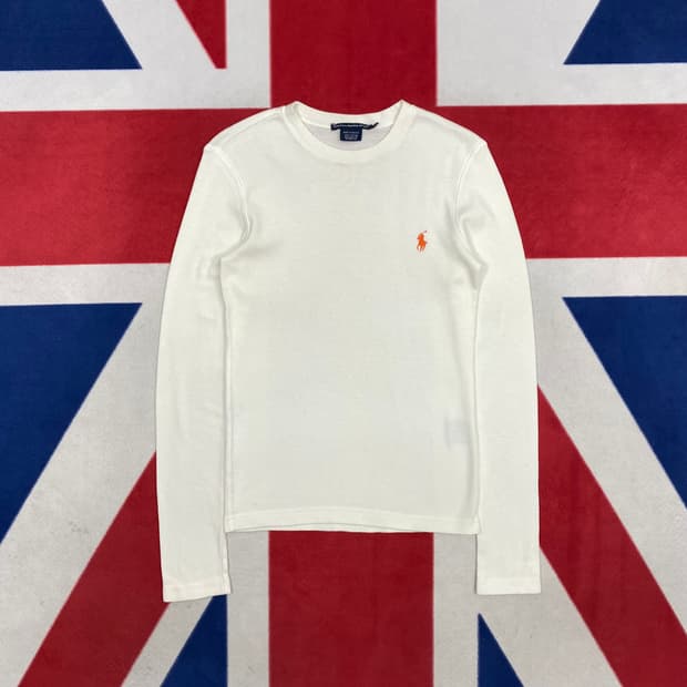 폴로 슬림핏 롱슬리브 여성S 