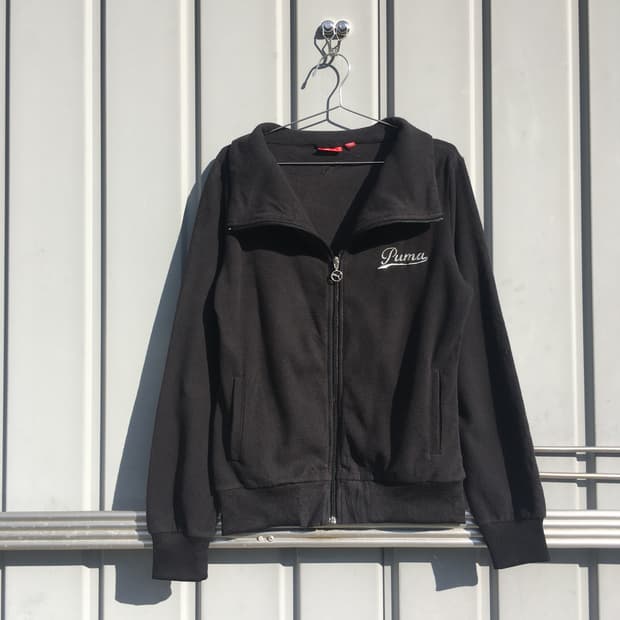 푸마 큰 카라 후리스 집업