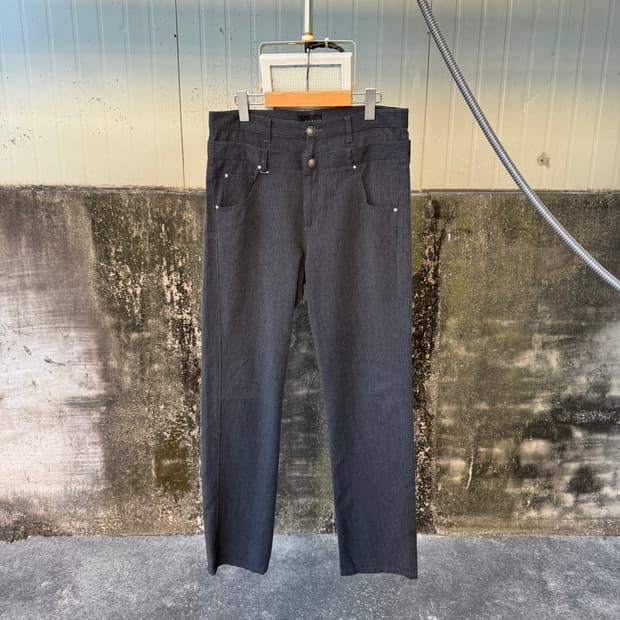 SPINASH 더블 웨이스트 팬츠