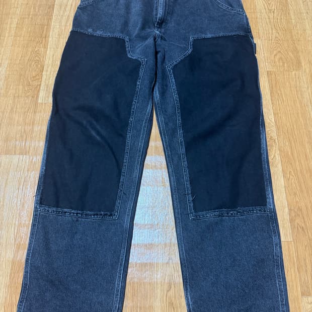 칼하트 더블니 블랙 36-32