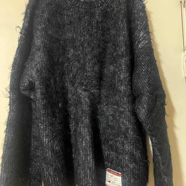 (정품) Maison Mihara Yasuhiro 니트 블랙(정품택있음)