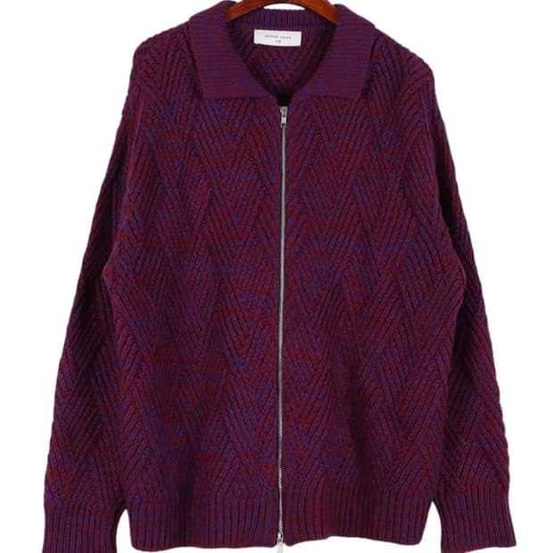 애프터프레이 안타리시아 니트집업 L