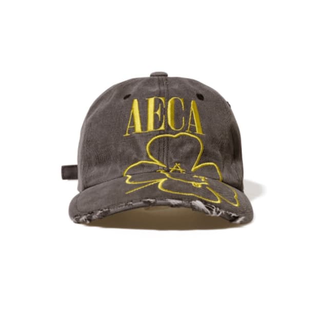 에이카화이트 에이카 메탈 키즈 데님 캡-그레이