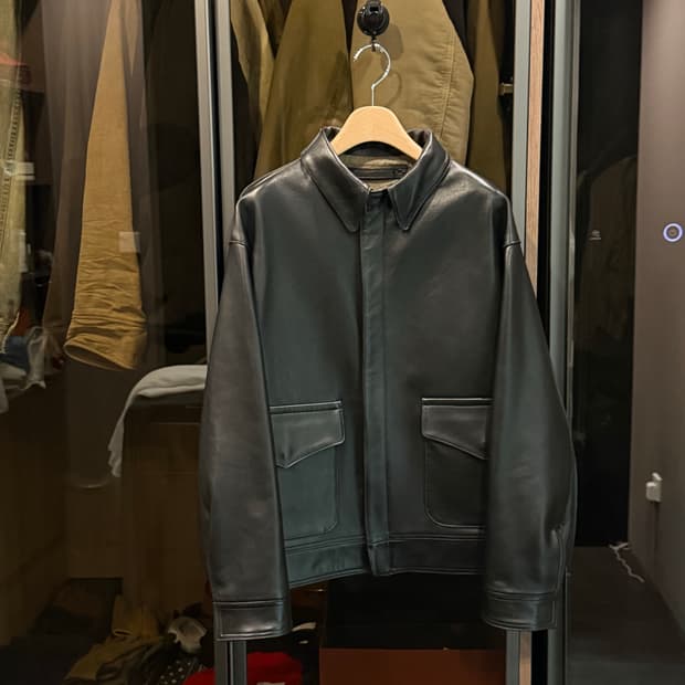 [2] 아프레쎄 Type A-2 레더 플라이트 자켓