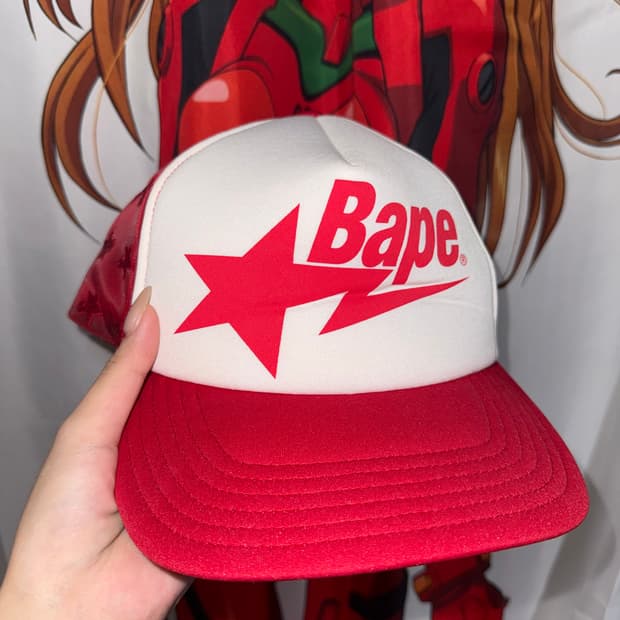 베이프스타 볼캡 레드