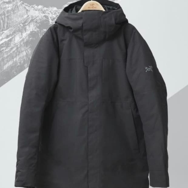 아크테릭스 써마 다운 파카 블랙 M