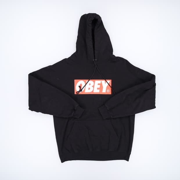 [L] 오베이 프린팅 오버핏 후드티 1223H2