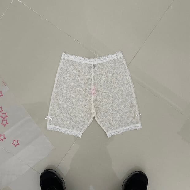 Lace Pants (White)