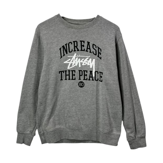 [STUSSY] 00s 스투시  로고프린팅 맨투맨