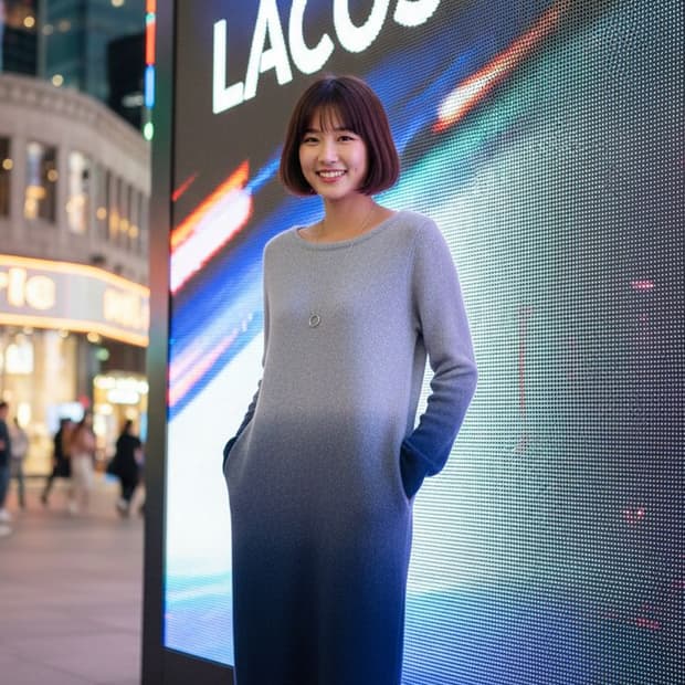 55.라코스테 앙고라 원피스