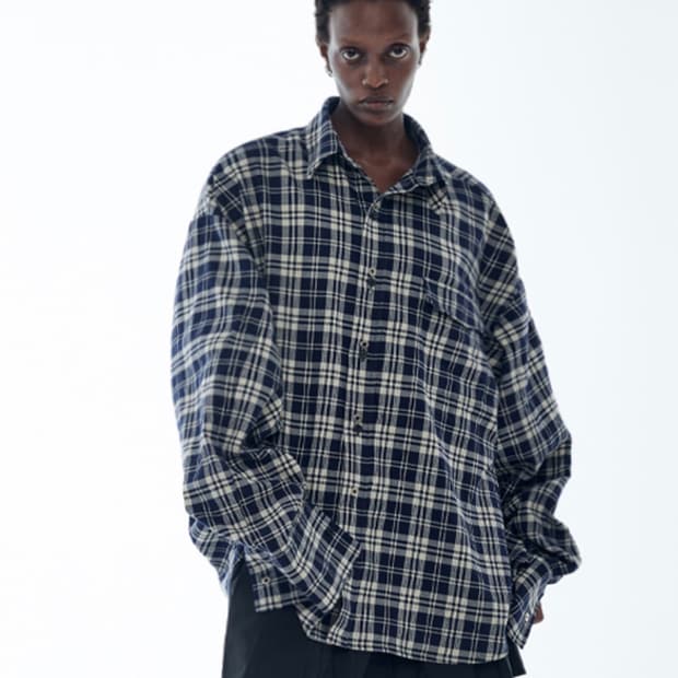 콰스 레트로 체크셔츠 M 사이즈 판매