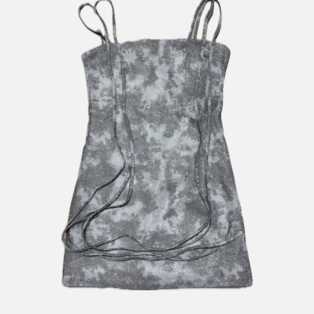 타이다이 나염 뷔스티에 원피스