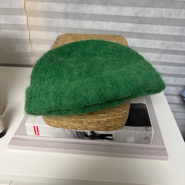 cos 모헤어 비니 그린