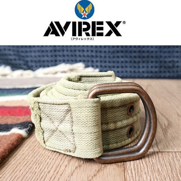 일본판 avirex 아비렉스 빈티지 밀리터리 벨트

