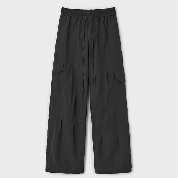 마이라이브러리 벨리에 드리즐 카고 팬츠 카키 그레이 S