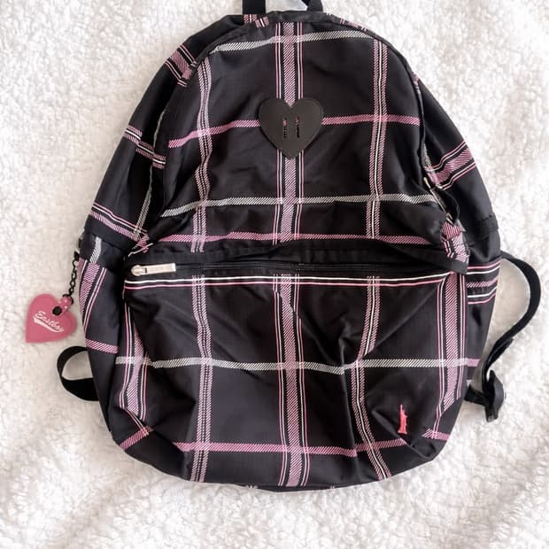 모리걸 빈티지 이스트보이 eastboy 체크 백팩 🖤💗