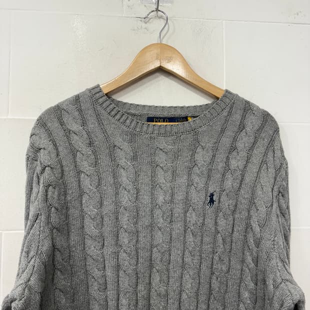 폴로 랄프로렌 꽈배기 니트