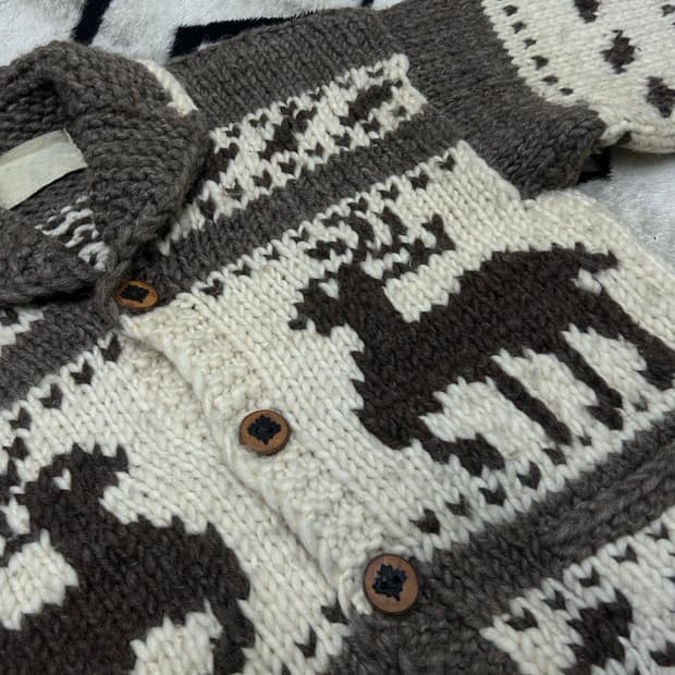 [실측XL]Reindeer Canada 숄카라 코위찬