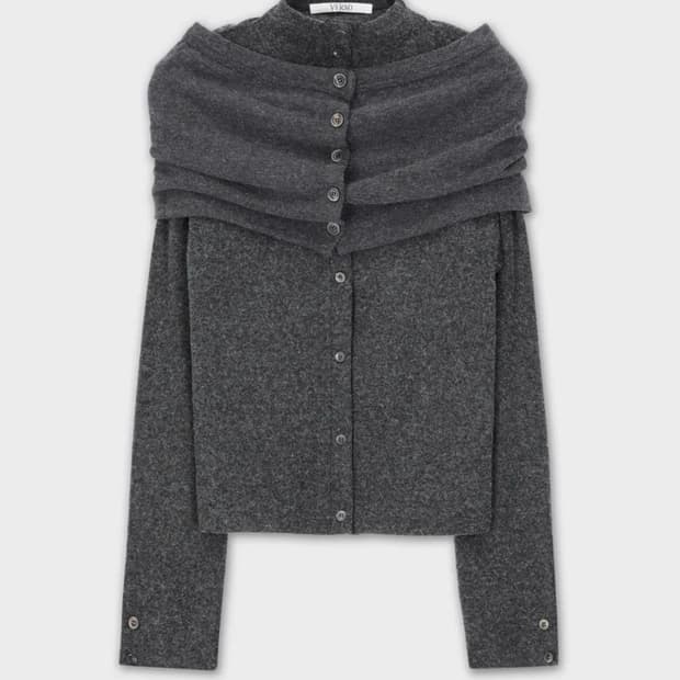 베르소 오프숄더 가디건