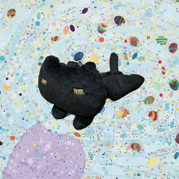 츠모리 치사토 고양이 패스 케이스 카드 지갑