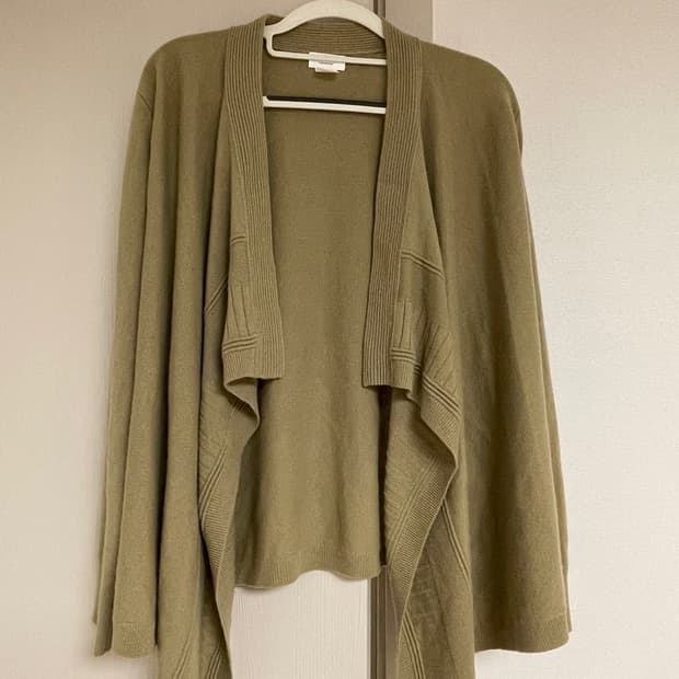 클럽모나코 캐시미어 100% 숄 가디건