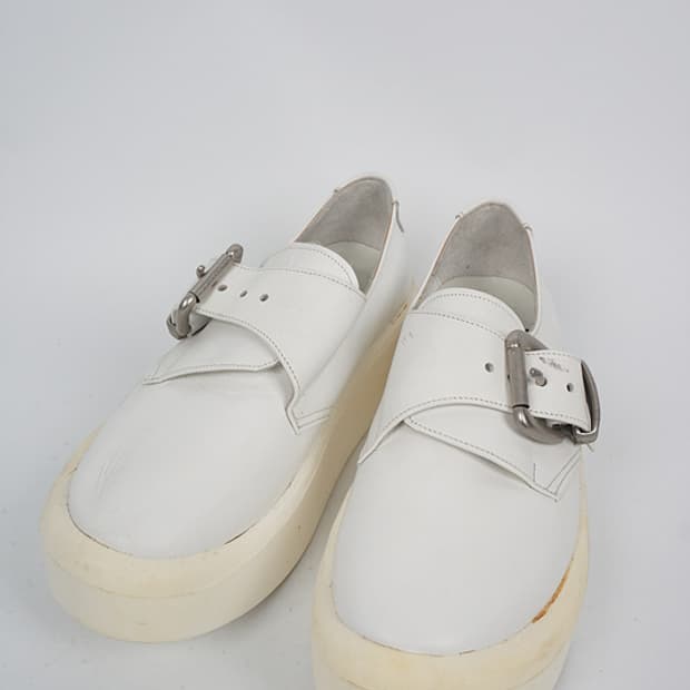 BELLY BUTTON leather monk strap shoes