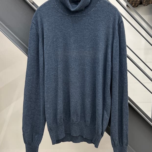 메종 마르지엘라 엘보패치 터틀넥 니트