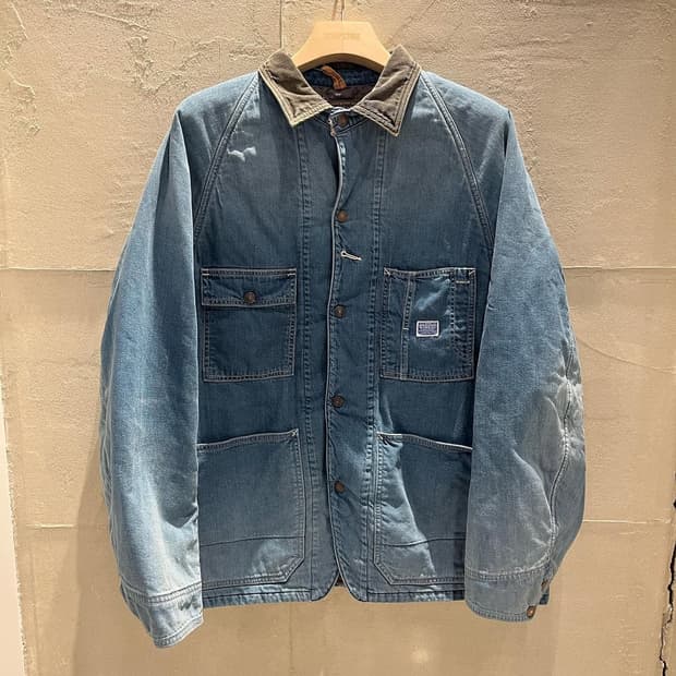 캐피탈 cactus 데님 퀼팅 커버올 3사이즈