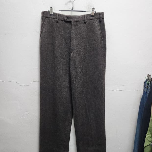 90s 일본판 빈티지 울 슬랙스