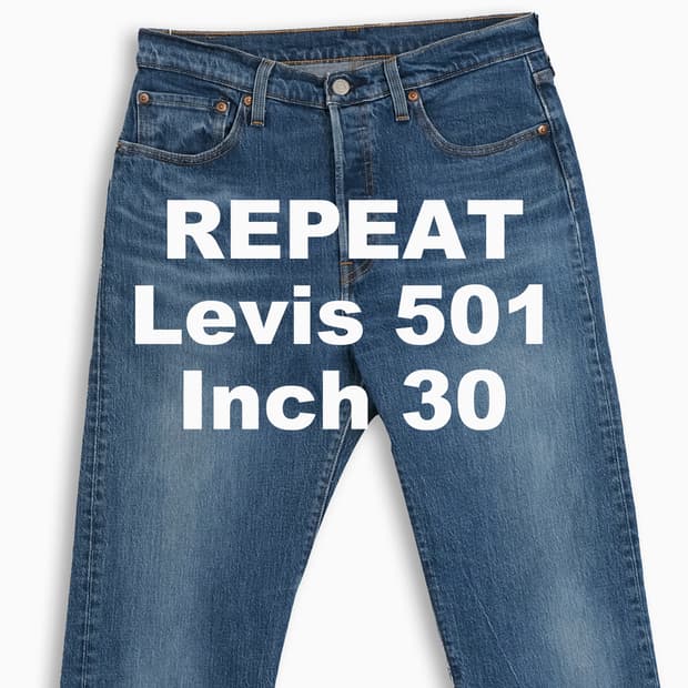 빈티지 리바이스 501 진청 30 인치 LV50130235