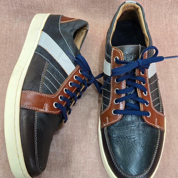 미소페 260mm- 남성가죽 스니커즈  