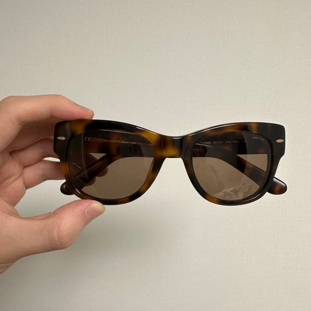 폴리스 POLICE S 1758G 뿔테 선글라스