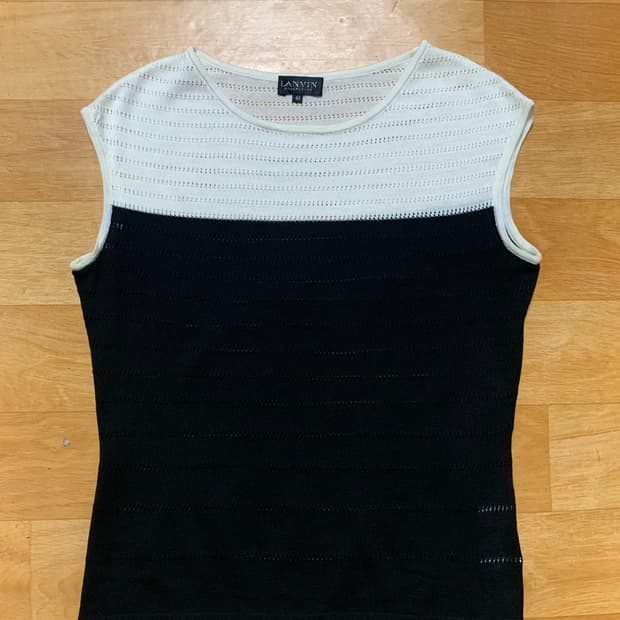 LANVIN 랑방 컬렉션 슬리브리스 셔츠(일본산)