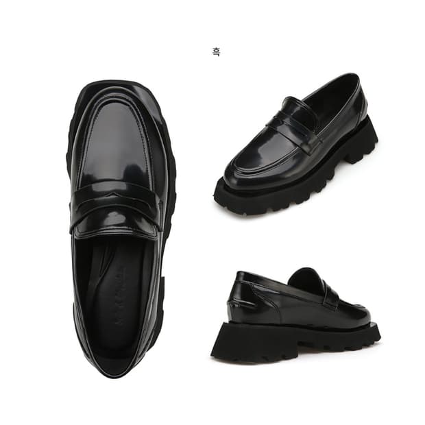 페니 플랫폼 청키 로퍼 