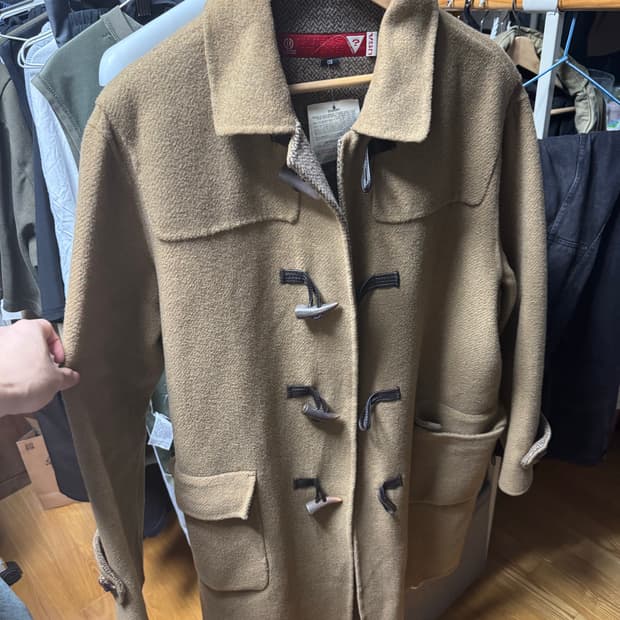 게스 떡볶이 코트 더플 코트 새상품 XL 105