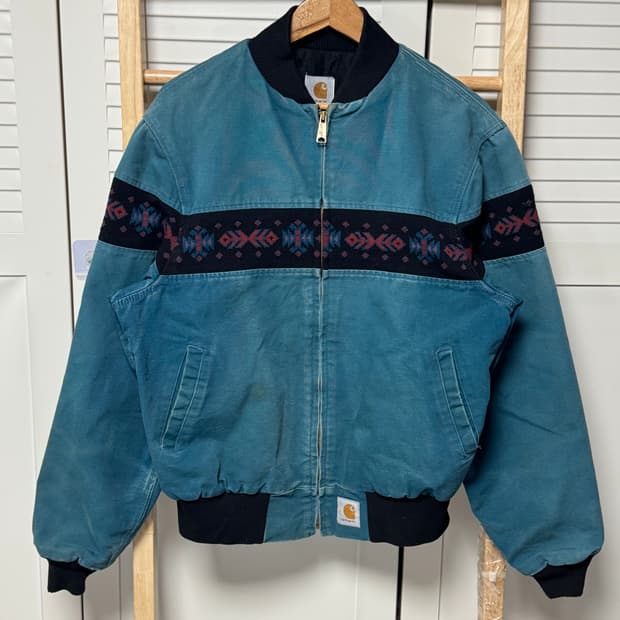 칼하트 JR0455 나바호 패턴 아즈넥 자켓