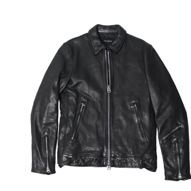 Nano Universe Tokyo 나노유니버스 쉽스킨 싱글레더 자켓